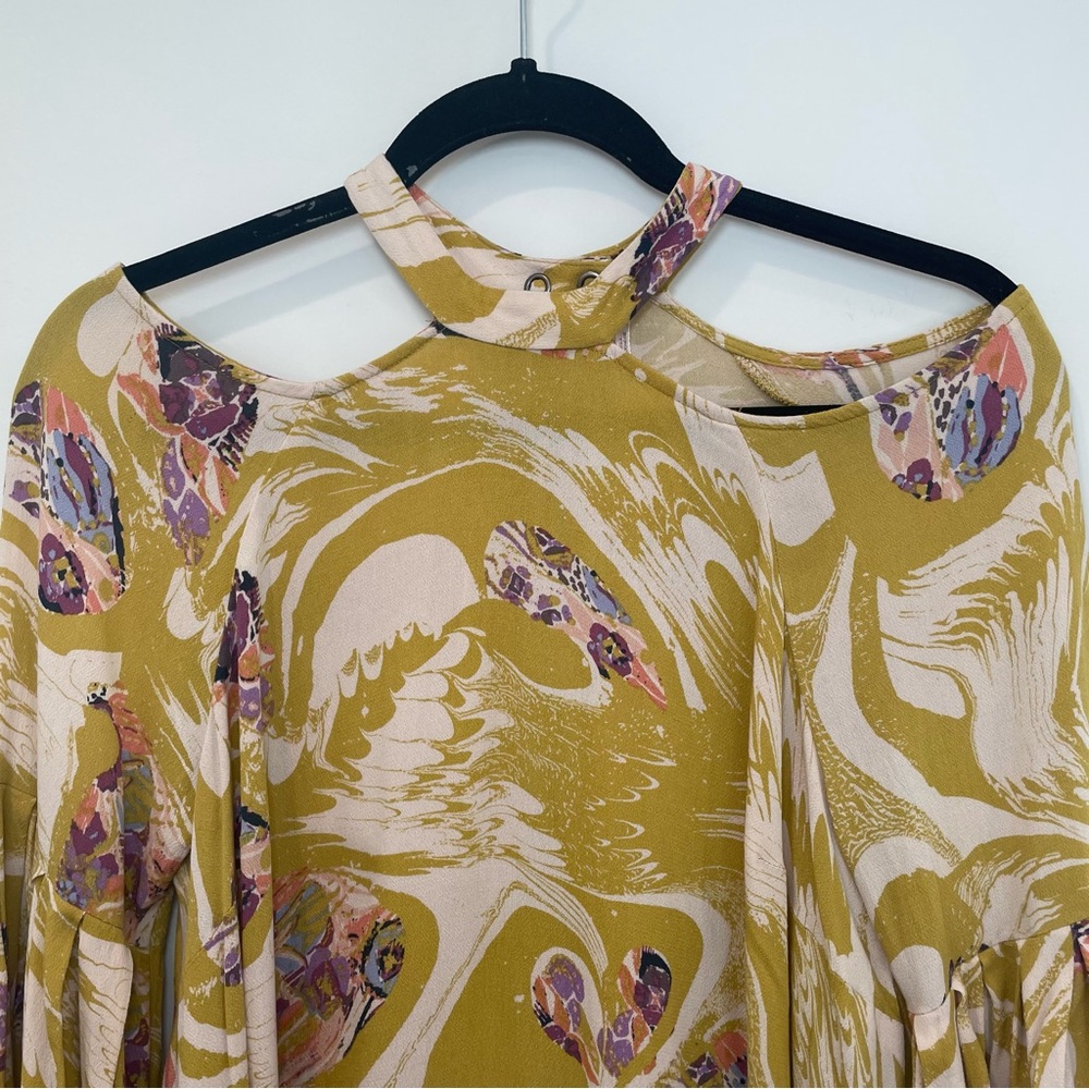 Free People Drift Away Boho Tunic Blouse Dress - Picture 5 of 7